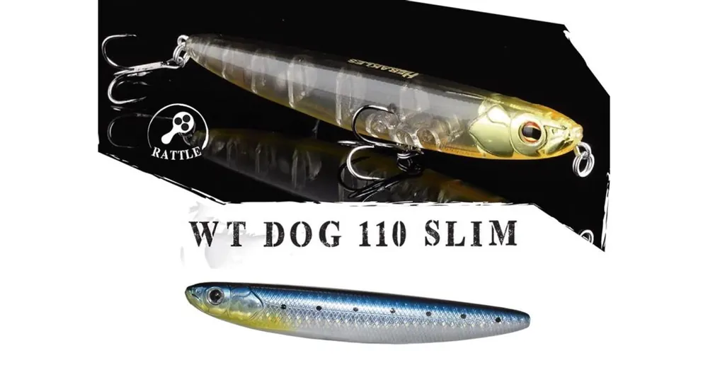 Betrouwbaar Herakles WT-Dog 110 Slim 11cm 13,5gr Sardinia wobbler