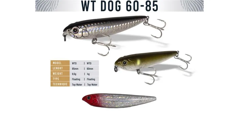 Herakles WT-Dog 60 6cm 4gr Red Head Holo wobbler Alleen Vandaag