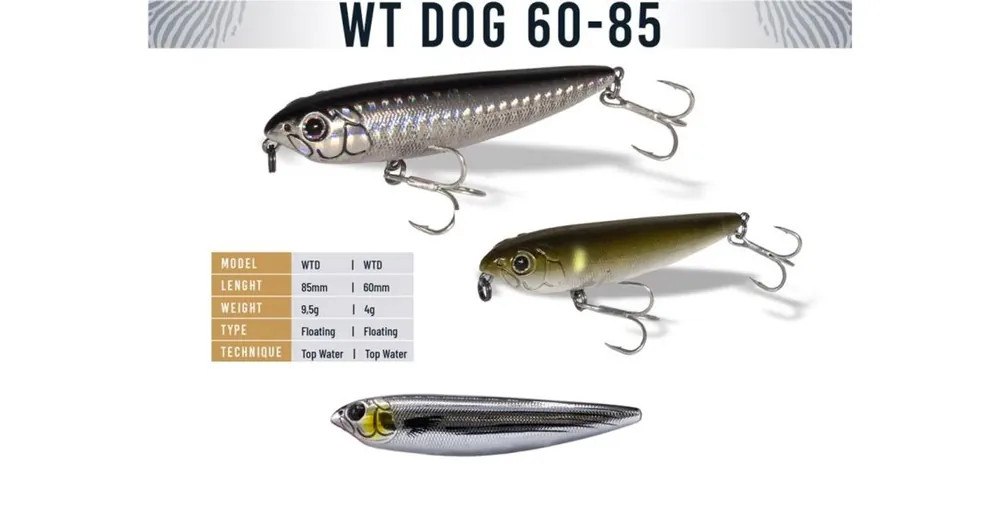 Herakles WT-Dog 60 6cm 4gr Live Mullet wobbler Snelle Levering
