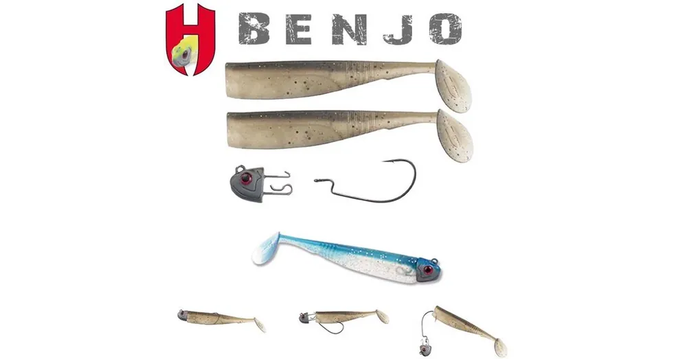 Actieprijs Herakles Combo Benjo Shad 3" 7,5cm Blue Combo Shad gumihal