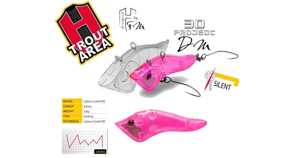 Gereduceerde Prijs Herakles Hybrid S 4,2cm 3,8gr Ghost Chic wobbler