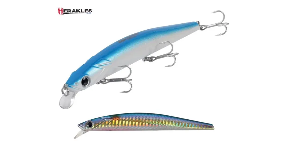 Herakles Jeko 125SS 12,5cm 16,8gr Rainbow wobbler Express Levering