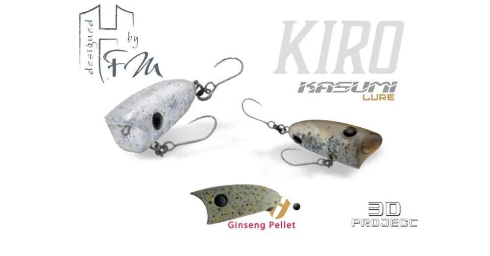 Herakles Popper Area Kiro F 2,7cm 1,8gr Ginseng Pellet wobbler Gratis Retour