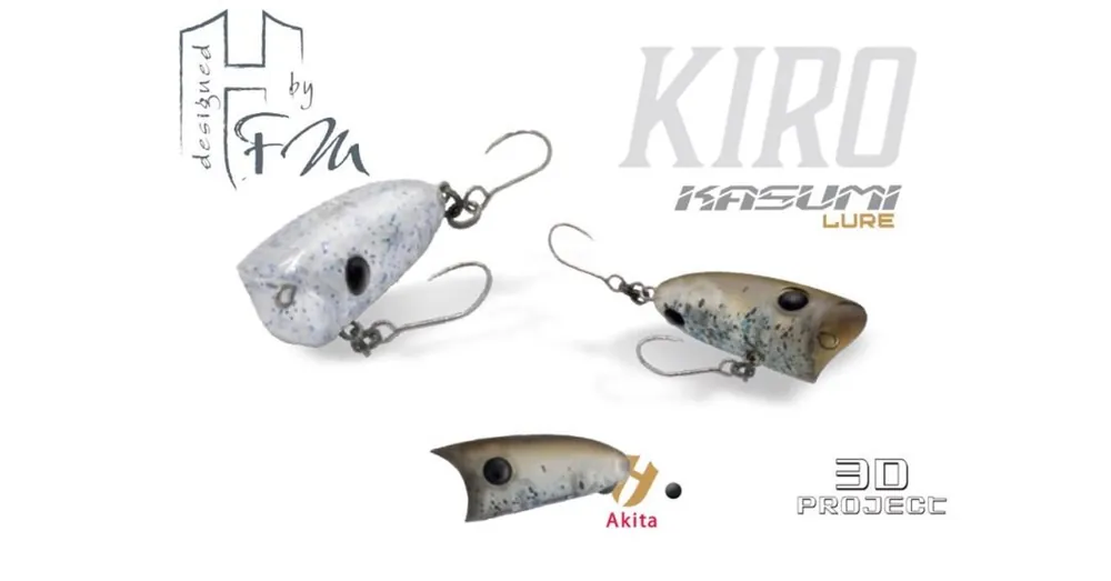 Herakles Popper Area Kiro F 2,7cm 1,8gr Akita wobbler Hoge Kwaliteit