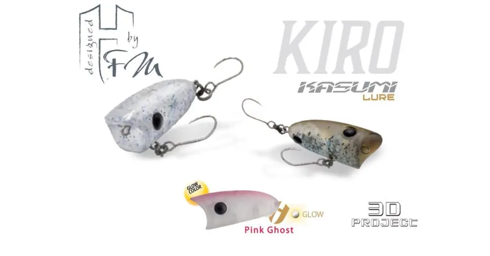 Herakles Popper Area Kiro F 2,7cm 1,8gr Pink Ghost wobbler Hoge Kwaliteit