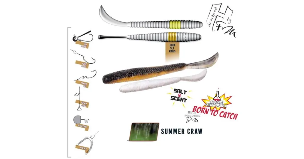 Betrouwbaar Herakles Leftail Worm 4,8" 12cm Summer Craw lágy műcsali 10 db/csg