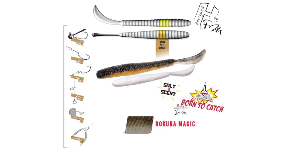 Herakles Leftail Worm 4,8" 12cm Bokura Magic lágy műcsali 10 db/csg Gereduceerde Prijs