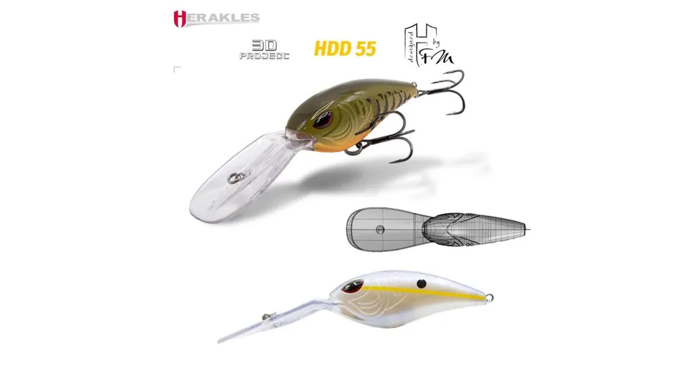Alleen Vandaag Herakles HDD 55F 7,0cm 27gr Sexy Shad wobbler