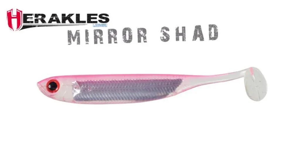 Express Levering Herakles Mirror Shad 3,8" 10cm Pinky gumihal 6 db/csg