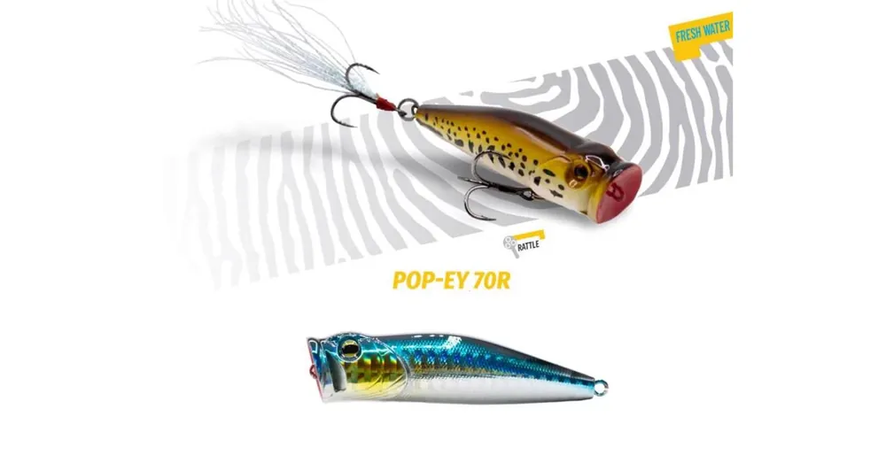 Herakles Popper Pop-Ey 70 R 7cm 19,5gr Acciuga wobbler Lage Prijs