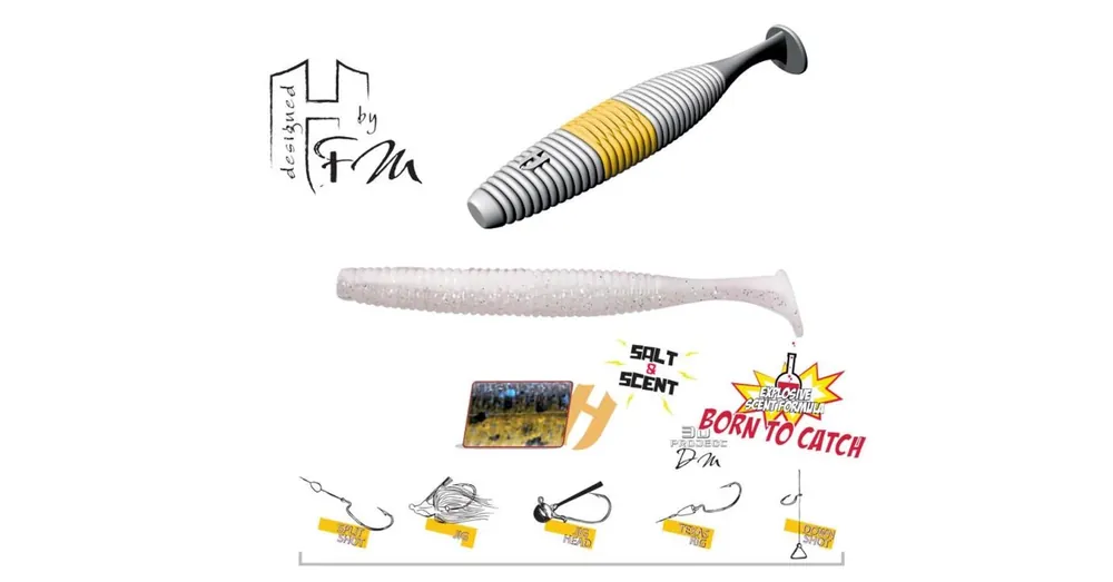 Beste Prijs Herakles Fat Shad-OW105 4,2" 10,5cm Dragonfly gumihal 6 db/csg