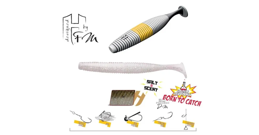 Uitverkoop Herakles Fat Shad-OW105 4,2" 10,5cm Bokura Magic gumihal 6 db/csg
