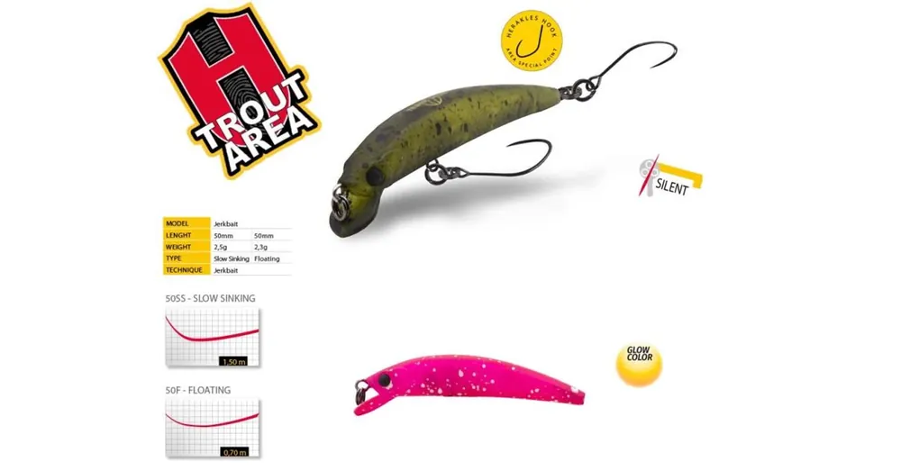 Flitsaanbieding Herakles Teser 50SS 5,0cm 2,5gr Pink Snow wobbler