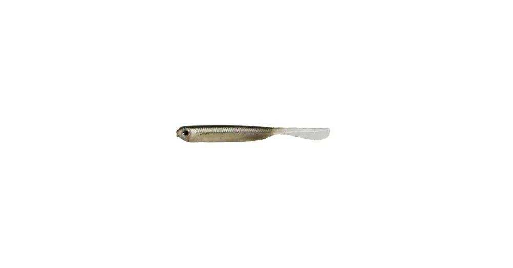 Finale Uitverkoop Tiemco PDL Super Livingfish 4" 10cm Pearl Smelt gumihal 6 db/csg