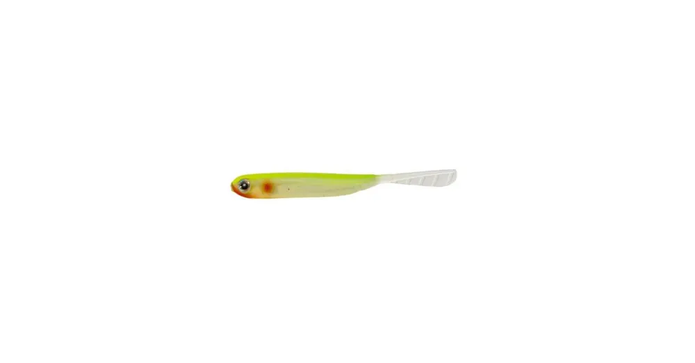 Tiemco PDL Super Livingfish 4" 10cm Crystal Chartreuse gumihal 6 db/csg Bestel Nu
