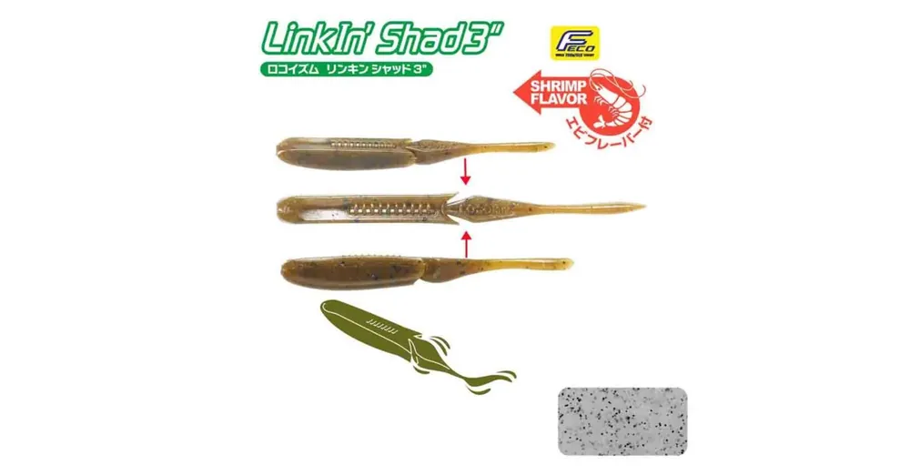 Tiemco Linkin Shad 4" 10cm Color 161 gumihal 9 db/csg Finale Uitverkoop