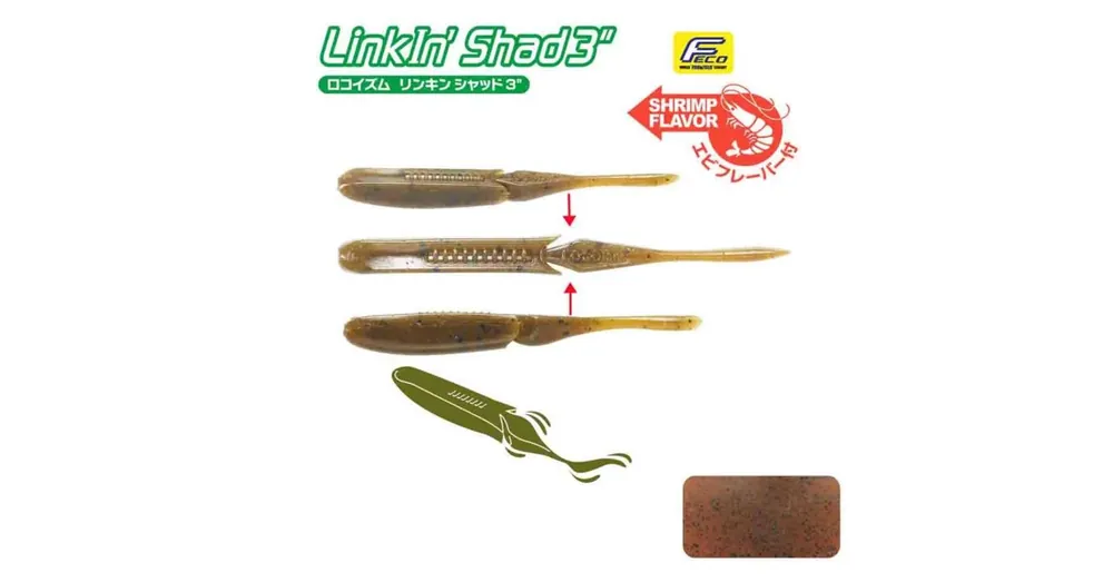 Koopje Tiemco Linkin Shad 5" 12,5cm Color 102 gumihal 5 db/csg
