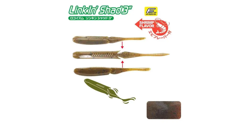 Direct Beschikbaar Tiemco Linkin Shad 5" 12,5cm Color 133 gumihal 5 db/csg