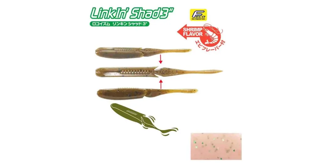 Tiemco Linkin Shad 5" 12,5cm Color 155 gumihal 5 db/csg Tijdelijk Beschikbaar
