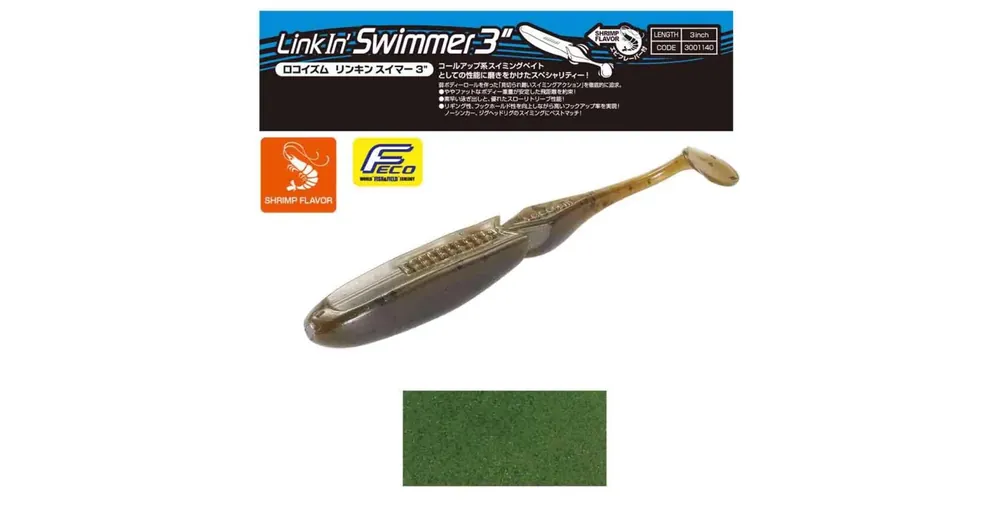 Tiemco Linkin Swimmer 3" 7,6cm Color 162 gumihal 9 db/csg Gratis Retour