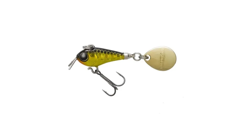 Tiemco Riot Blade 25mm 9g 02 Holo Gold Black spinnertail Goedkoop