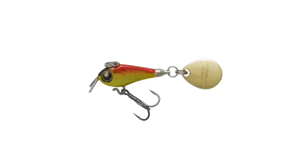 Tiemco Riot Blade 30mm 14g 06 Holo Red Gold spinnertail Beperkt Aanbod