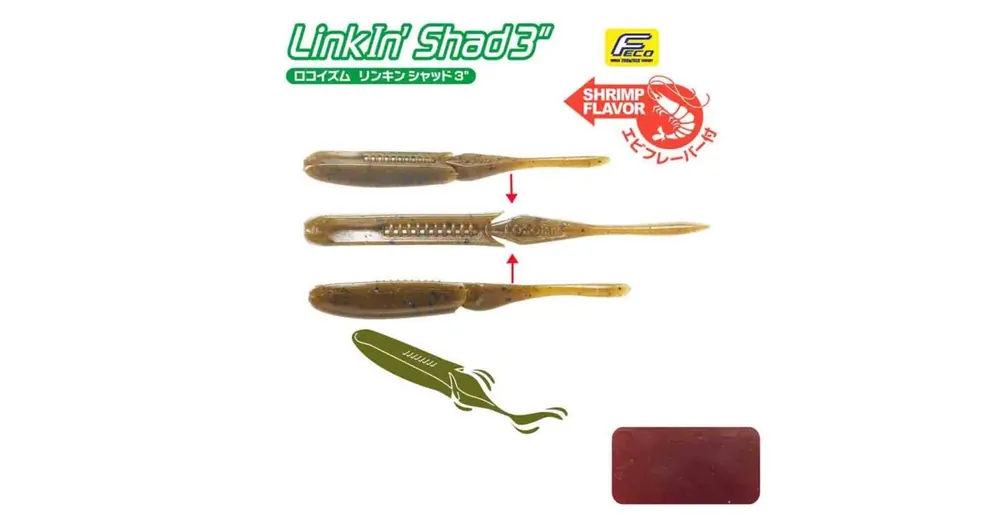 Tiemco Linkin Shad 3" 7,6cm Color 004 gumihal 9 db/csg Koop Online