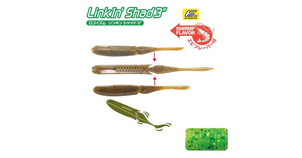 Tiemco Linkin Shad 4" 10cm Color 152 gumihal 9 db/csg Express Levering