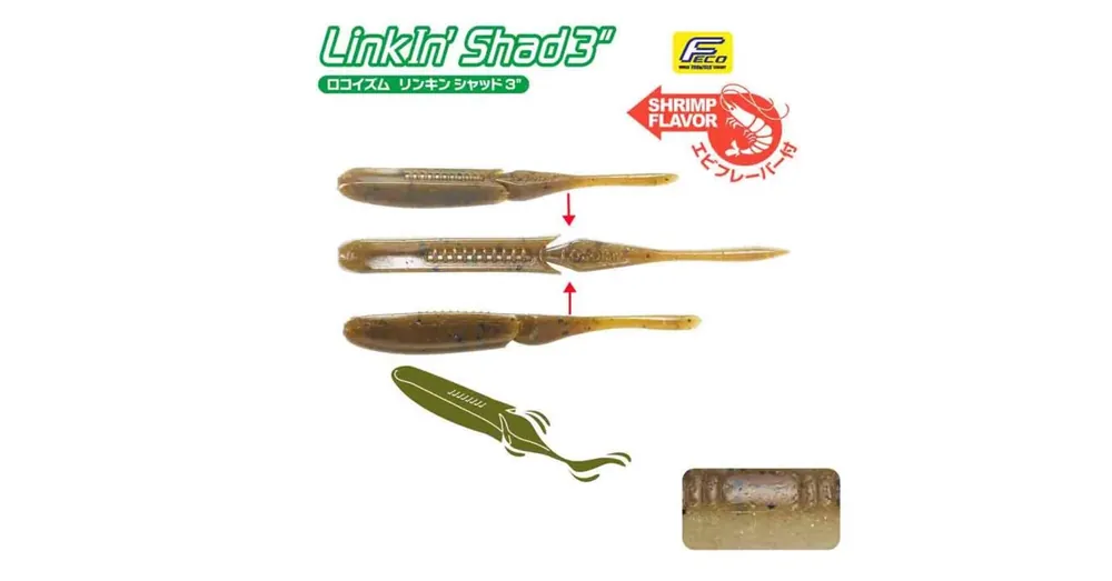 Tiemco Linkin Shad 4" 10cm Color 225 gumihal 9 db/csg Aanbieding