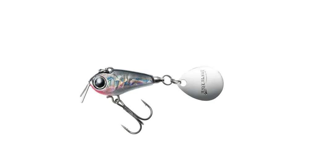 Tiemco Riot Blade 25mm 9g 03 Holo Silver Black spinnertail Nu Kopen