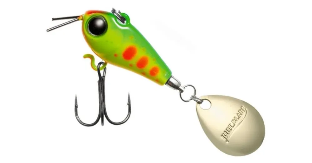Tiemco Riot Blade S 25mm 9g 105 Lime Chartreuse Yamame spinnertail Nieuw