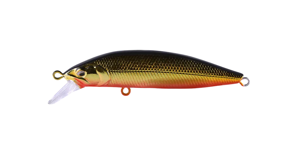 Betaalbaar Babyface M50SR-S 50mm 3.3gr 27 Black Gold Orange Belly wobbler