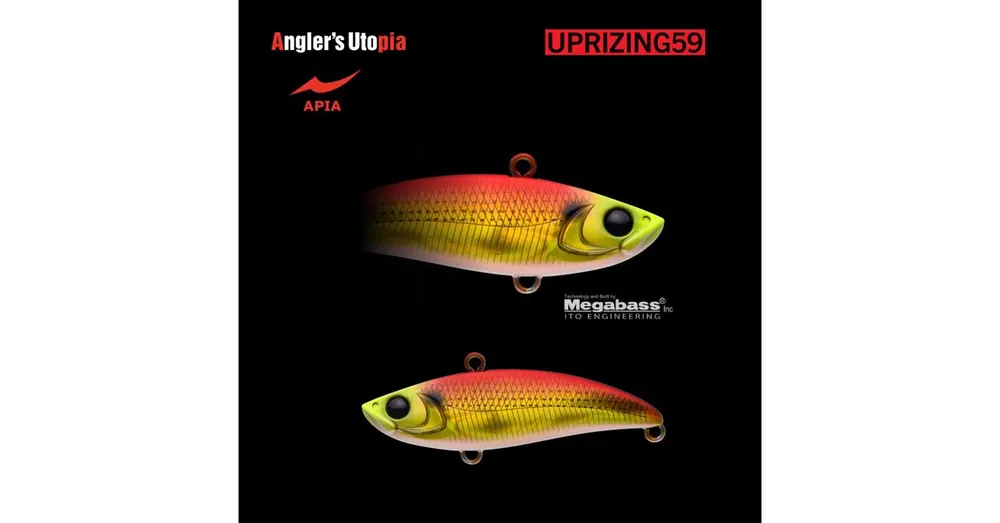 APIA UPRIZING 59 12gr 59mm 01 Red Gold Konoshiro wobbler Meest Verkocht