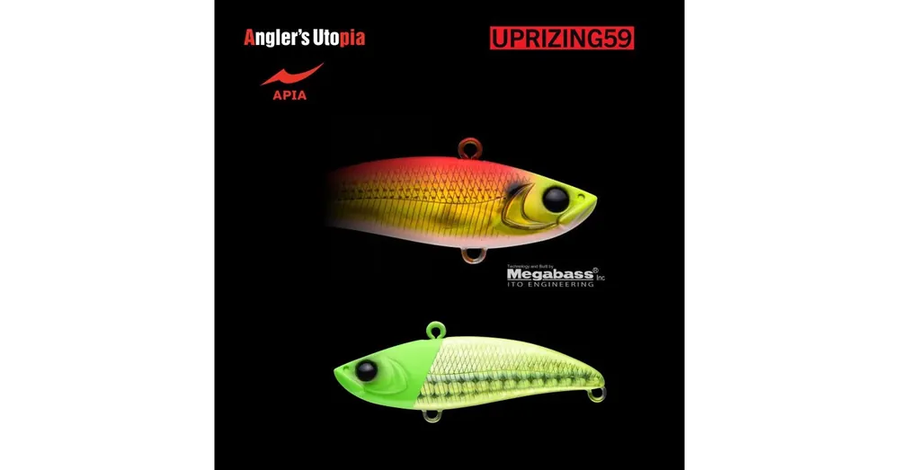Speciale Aanbieding APIA UPRIZING 59 12gr 59mm 13 LH Green Chart wobbler