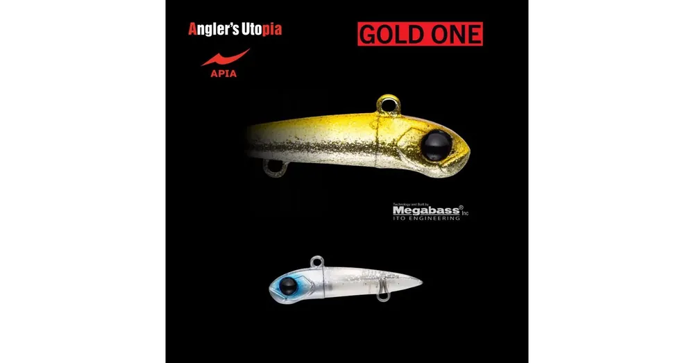 APIA GOLD ONE 37mm 5gr 02 Shirasu Ichiban wobbler Betrouwbaar