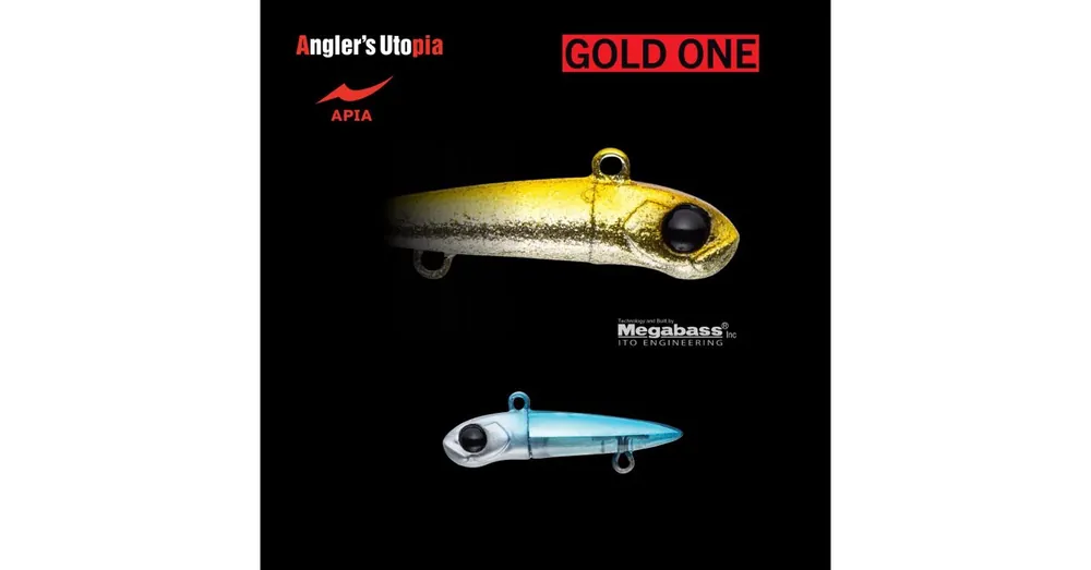 Flitsaanbieding APIA GOLD ONE 37mm 5gr 05 Kibinago Ghost wobbler