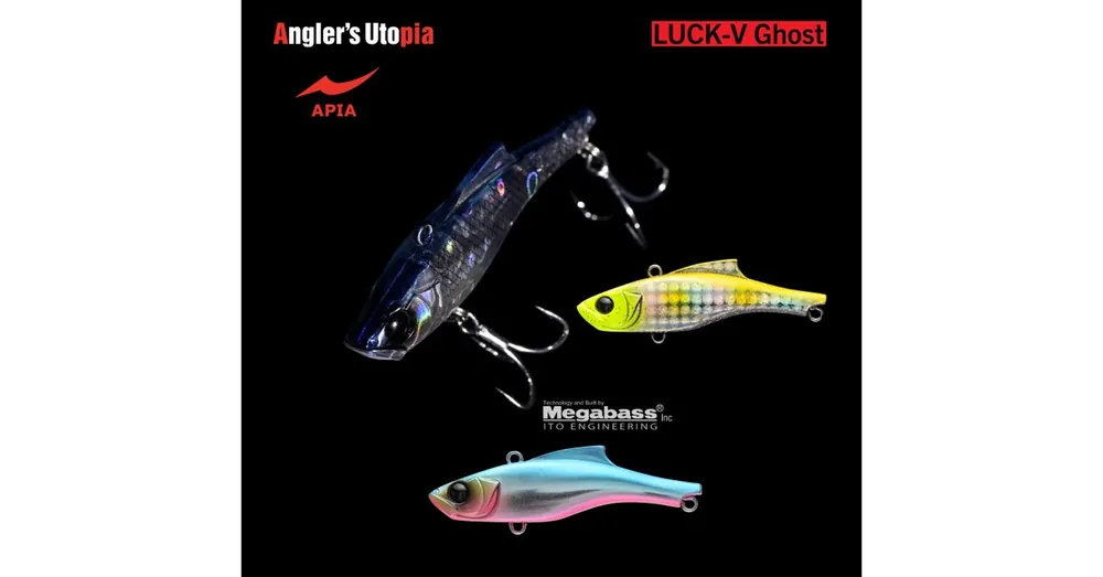 APIA LUCK-V GHOST 65mm 15gr 102 BP Plating wobbler Bestel Nu