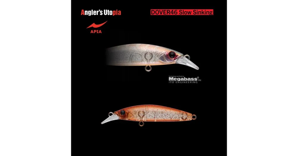 Seizoensaanbieding APIA DOVER 46 SLOW SINKING 46mm 2,3gr 12 Krill wobbler