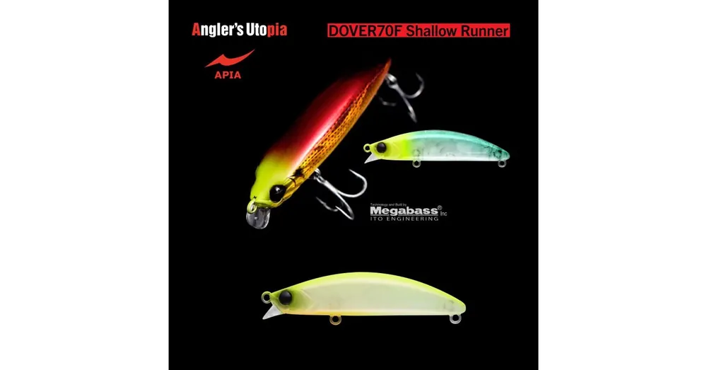 Must-Have APIA DOVER 70F SHALLOW RUNNER 70mm 8,5gr 02 Chart Back Pearl wobbler