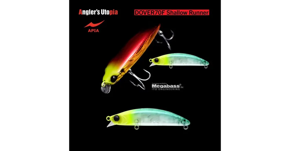 Premium APIA DOVER 70F SHALLOW RUNNER 70mm 8,5gr 08 CH Mojito wobbler