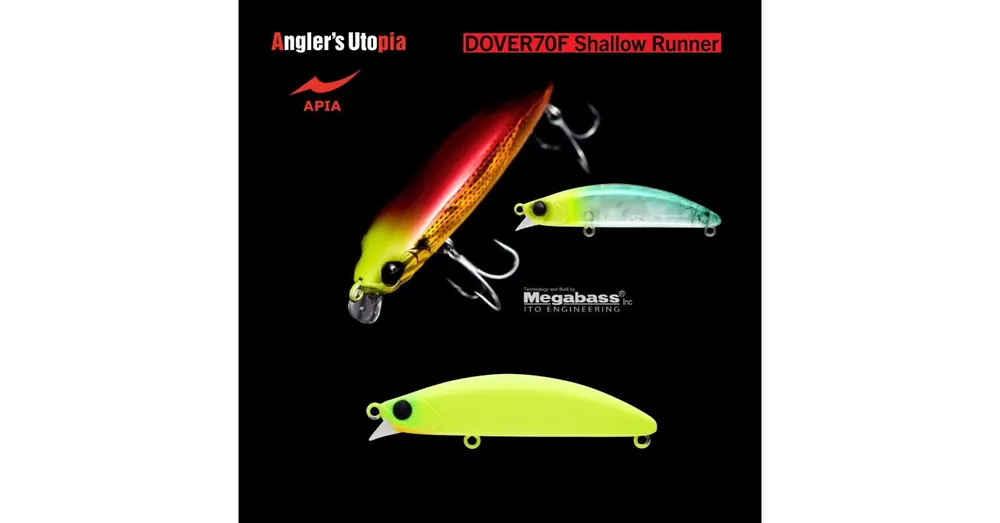 Speciale Aanbieding APIA DOVER 70F SHALLOW RUNNER 70mm 8,5gr 10 All Chart wobbler