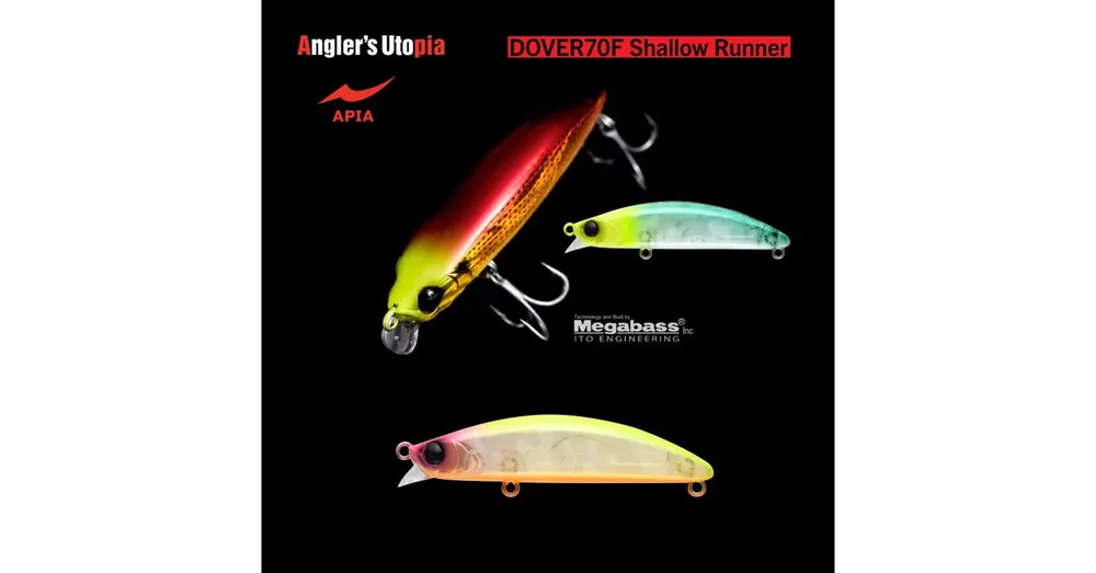 Superprijs APIA DOVER 70F SHALLOW RUNNER 70mm 8,5gr 11 Clear Crown wobbler