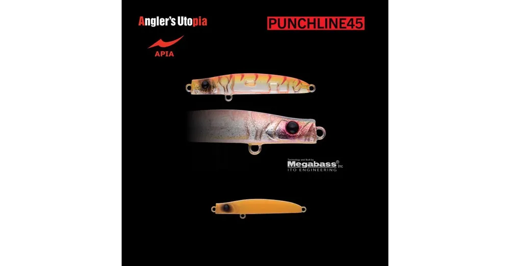 APIA PUNCH LINE 45 3gr 45mm 09 Baby‘s Shit wobbler Hoge Kwaliteit
