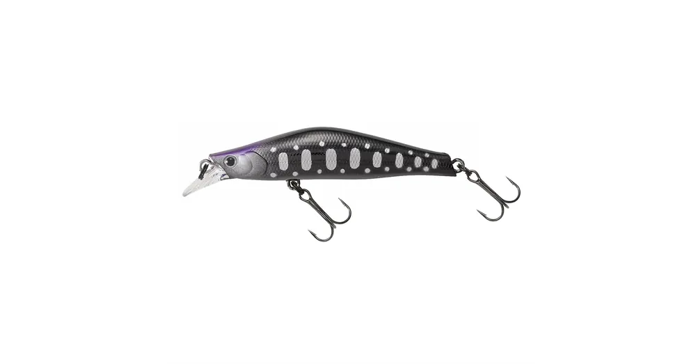 Rechtstreeks Van De Fabrikant Tiemco Luray 62S 62mm 4.2gr Color 010 Black Yamame Silver Mark wobbler