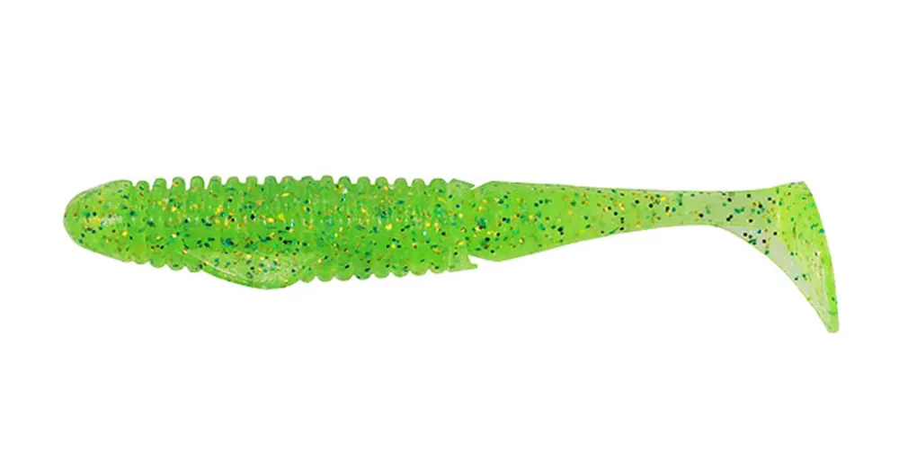 Duo Realis Boostar Wake 3.5" 8.8cm F037 Lime Chart lágy gumicsali Direct Beschikbaar
