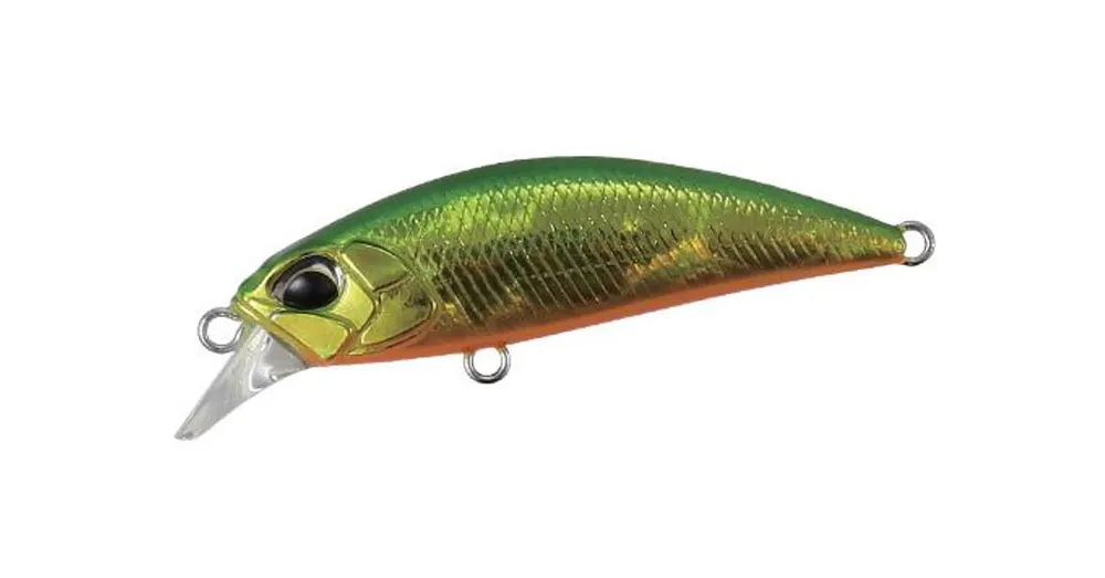 Duo Spearhead Ryuki 45S 4.5cm 4gr ADA4059 Green Gold OB wobbler Snelle Levering
