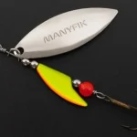 Manyfik MOBBY V VS06-2 3g silver-fluo körforgó villantó Seizoensaanbieding