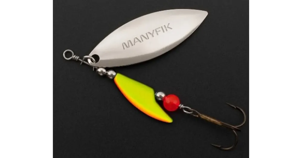 Manyfik MOBBY V VS06-2 3g silver-fluo körforgó villantó Seizoensaanbieding