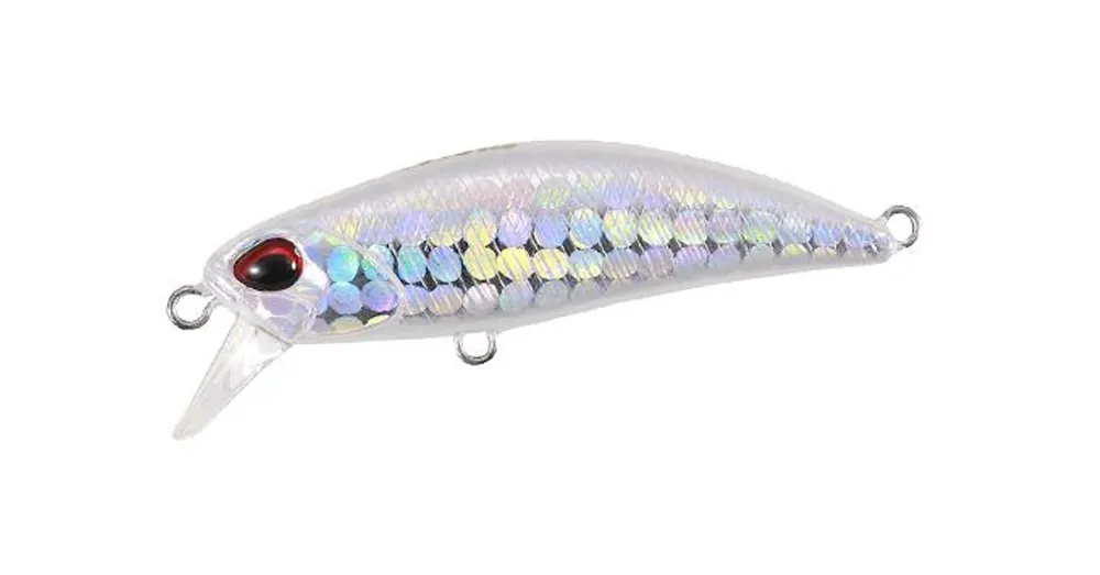 Duo Tetra Works Toto 48HS 4.8cm 4.3gr AQA0111 White Glow wobbler Direct Beschikbaar