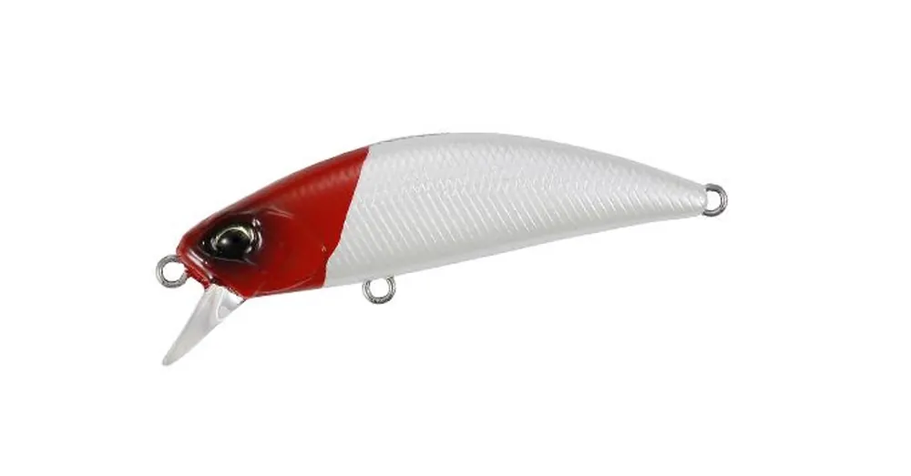 Duo Spearhead Ryuki 50S SW 5cm 4,5gr ACC0001 Pearl Red Head wobbler Direct Verzonden